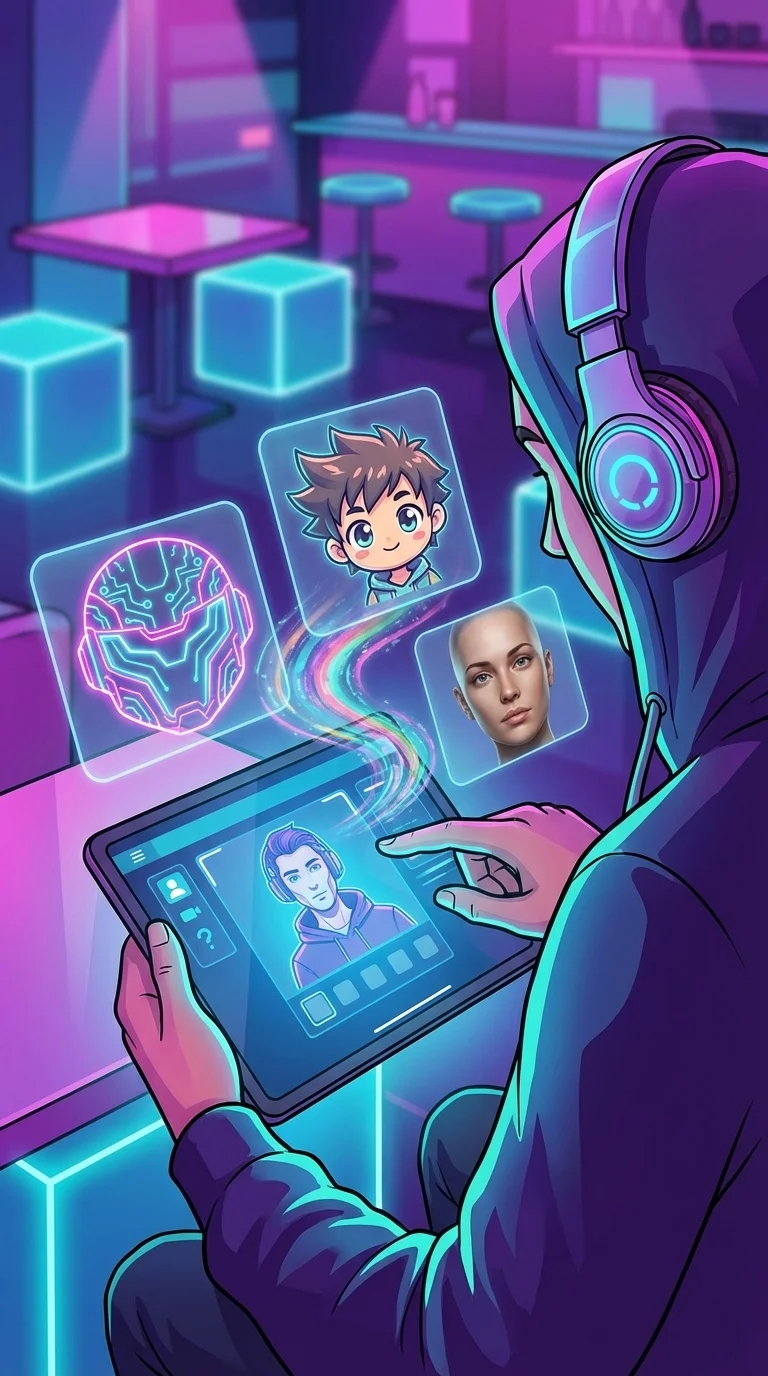 Генерация аватарок нейросетью — стили и примеры