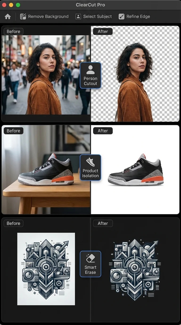 AI для удаления фона — Remove.bg, PhotoRoom, Canva