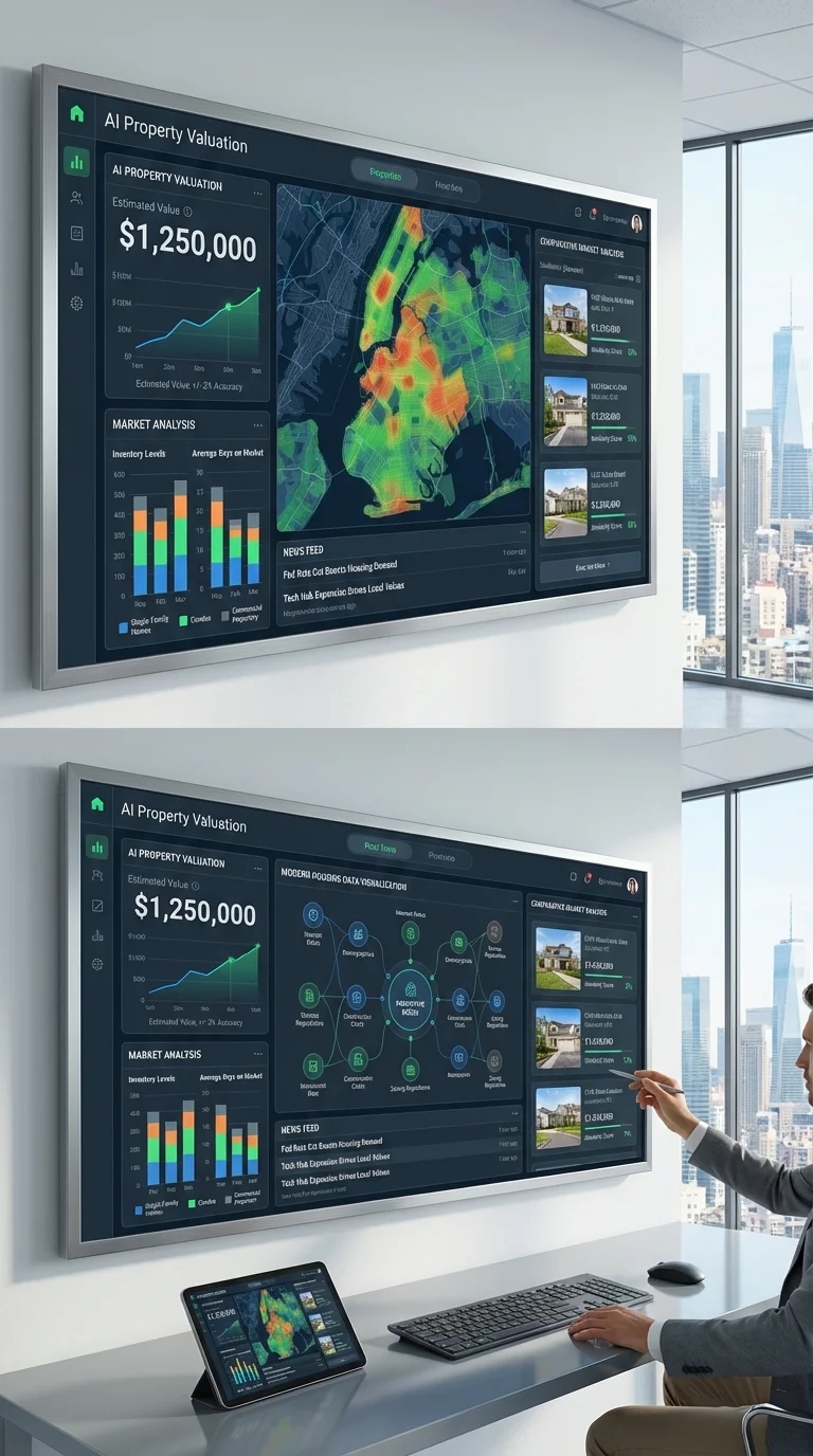 AI для оценки недвижимости и виртуальных туров