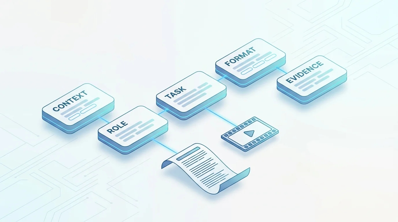 Структура промпта для Gemini 3.1 Pro — длинный контекст, роль, задача, формат