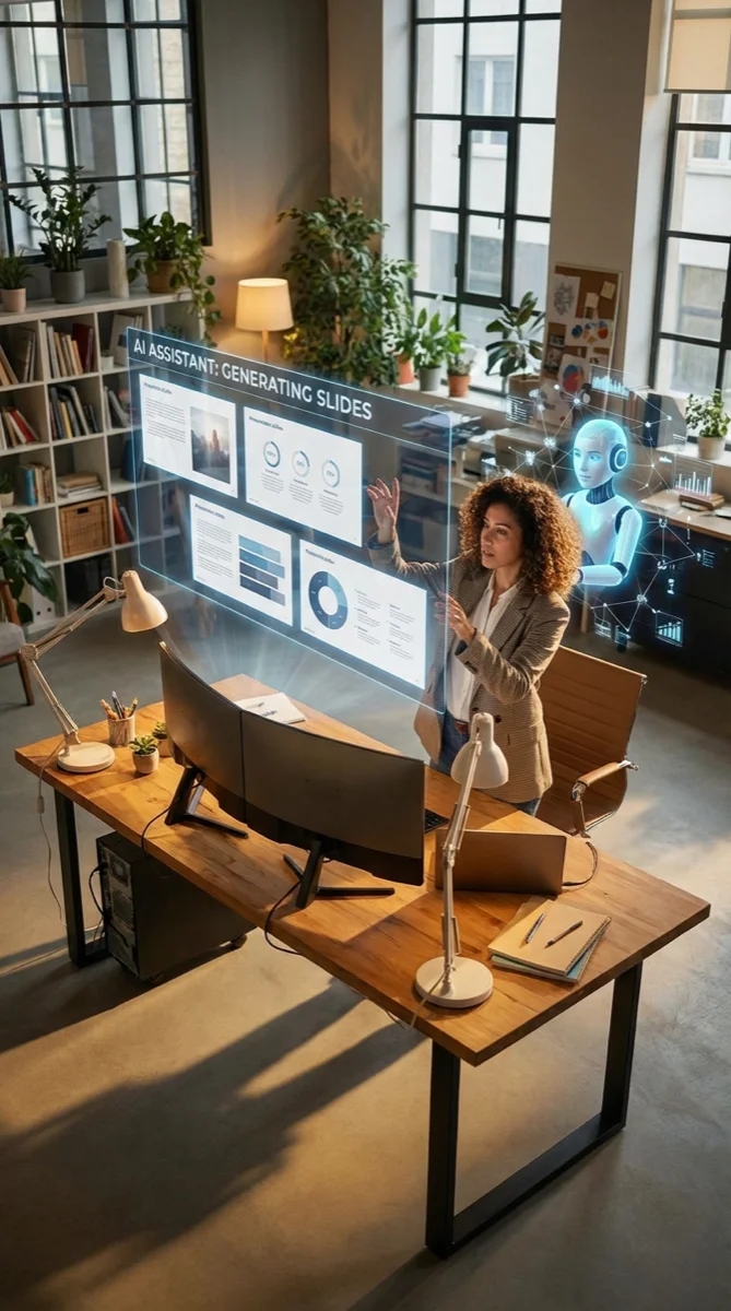 Как MashaGPT помогает создавать презентации с помощью ИИ