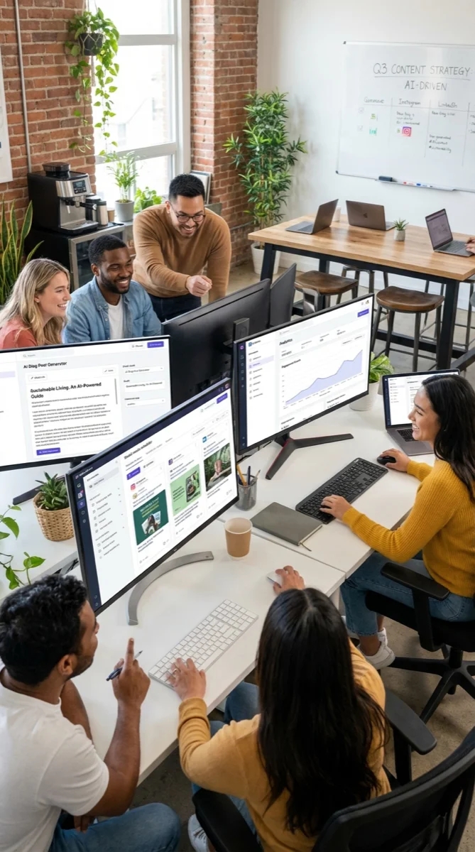 Контент-маркетинг с помощью ИИ и нейросетей для бизнеса