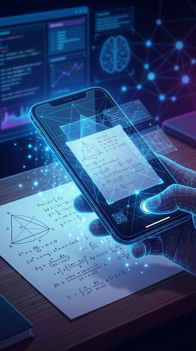 Решение задач по фото нейросетью в MashaGPT