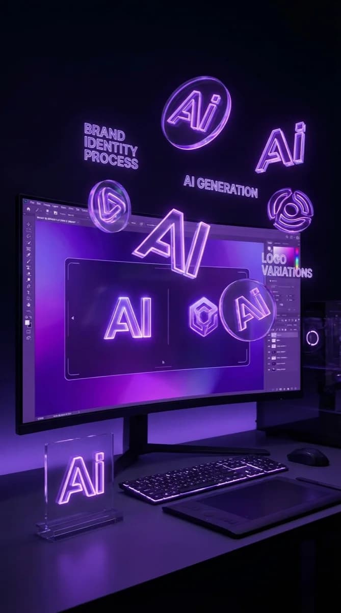 Создание логотипа нейросетью в MashaGPT