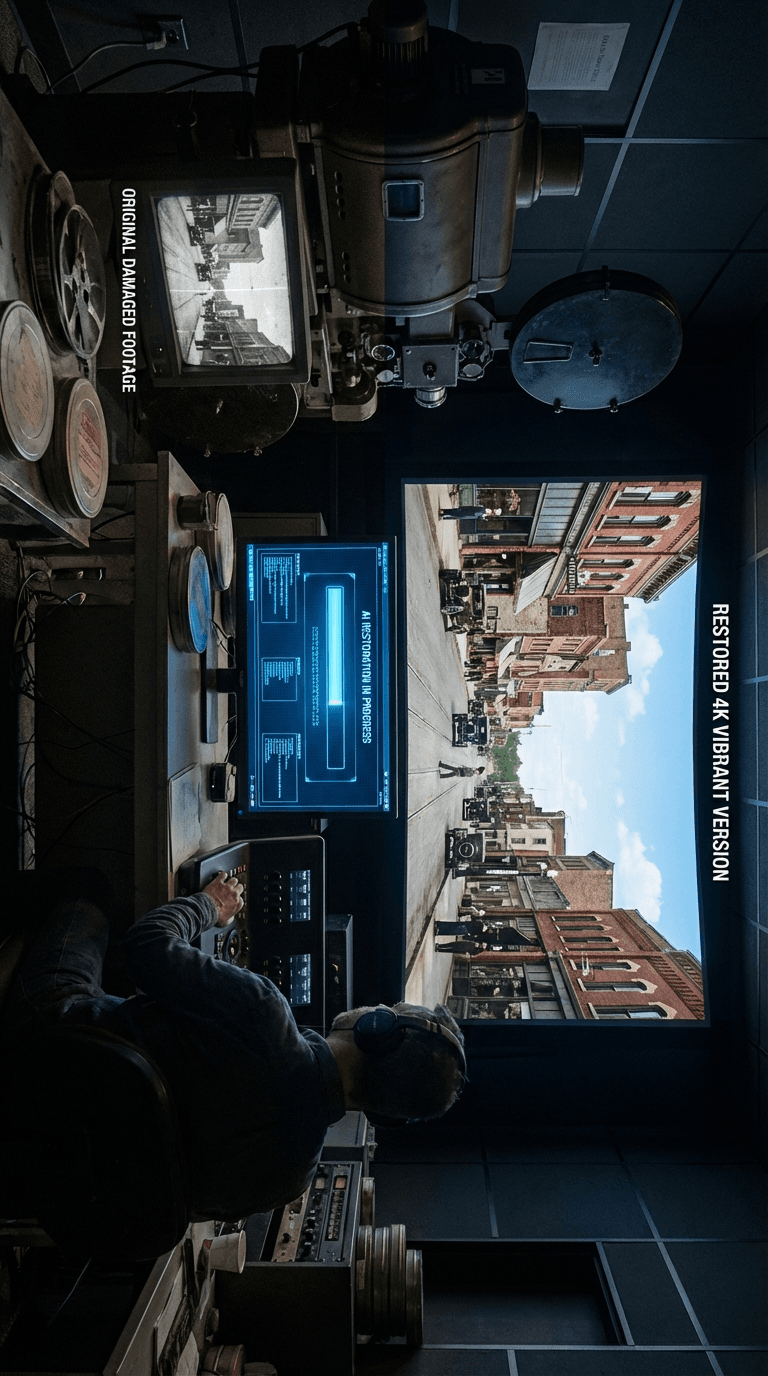 ИИ-реставрация кино: старые фильмы в 4K за дни вместо месяцев