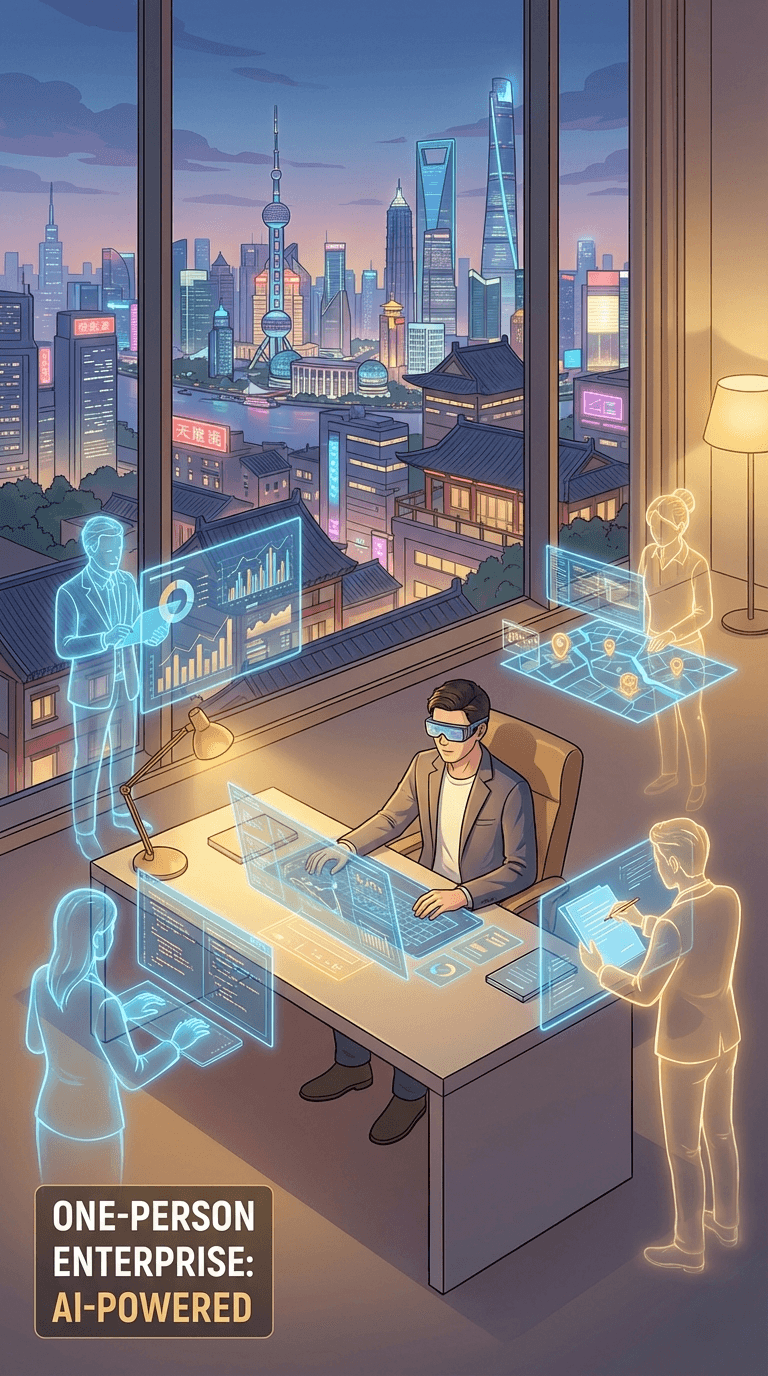 Китай субсидирует «компании одного человека» на базе ИИ-агентов