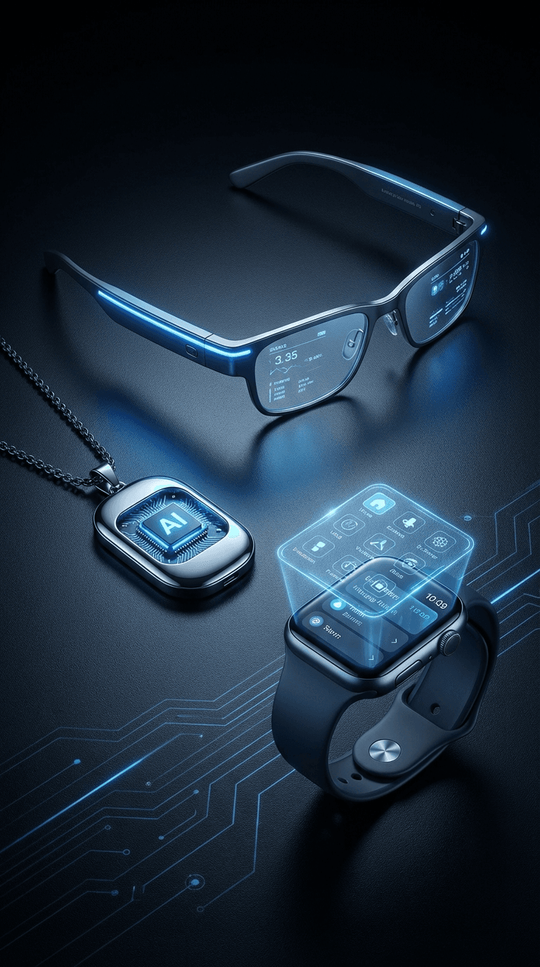 Apple и Meta готовят ИИ-носимые устройства: очки, кулоны и умные часы