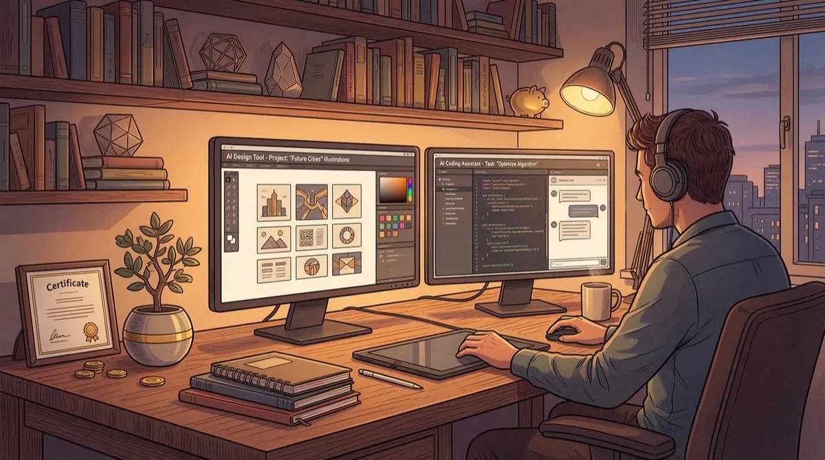 Фрилансер зарабатывает с помощью нейросети — 10 способов дохода с ИИ