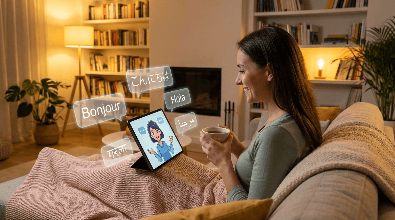 Нейросеть для изучения иностранных языков — AI-репетитор на планшете