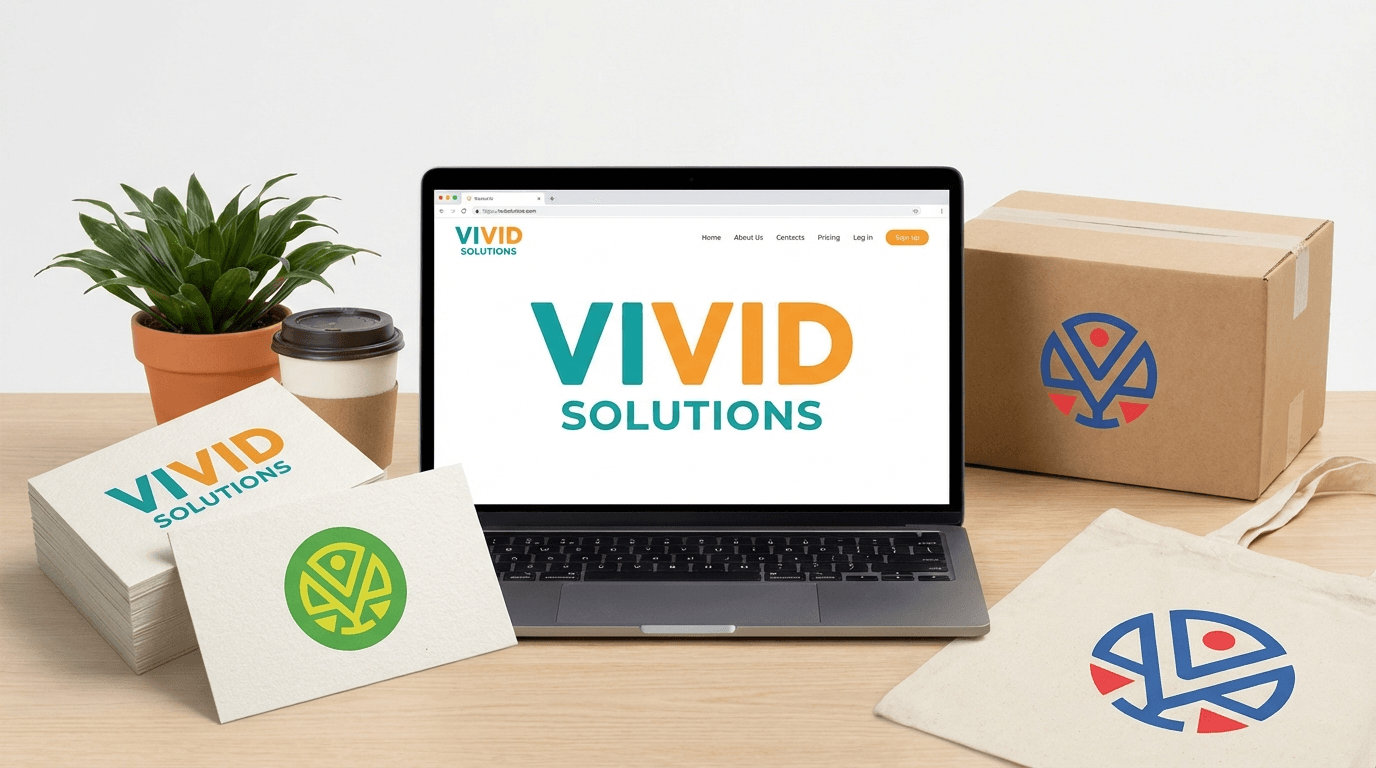 Варианты логотипов, созданных нейросетью