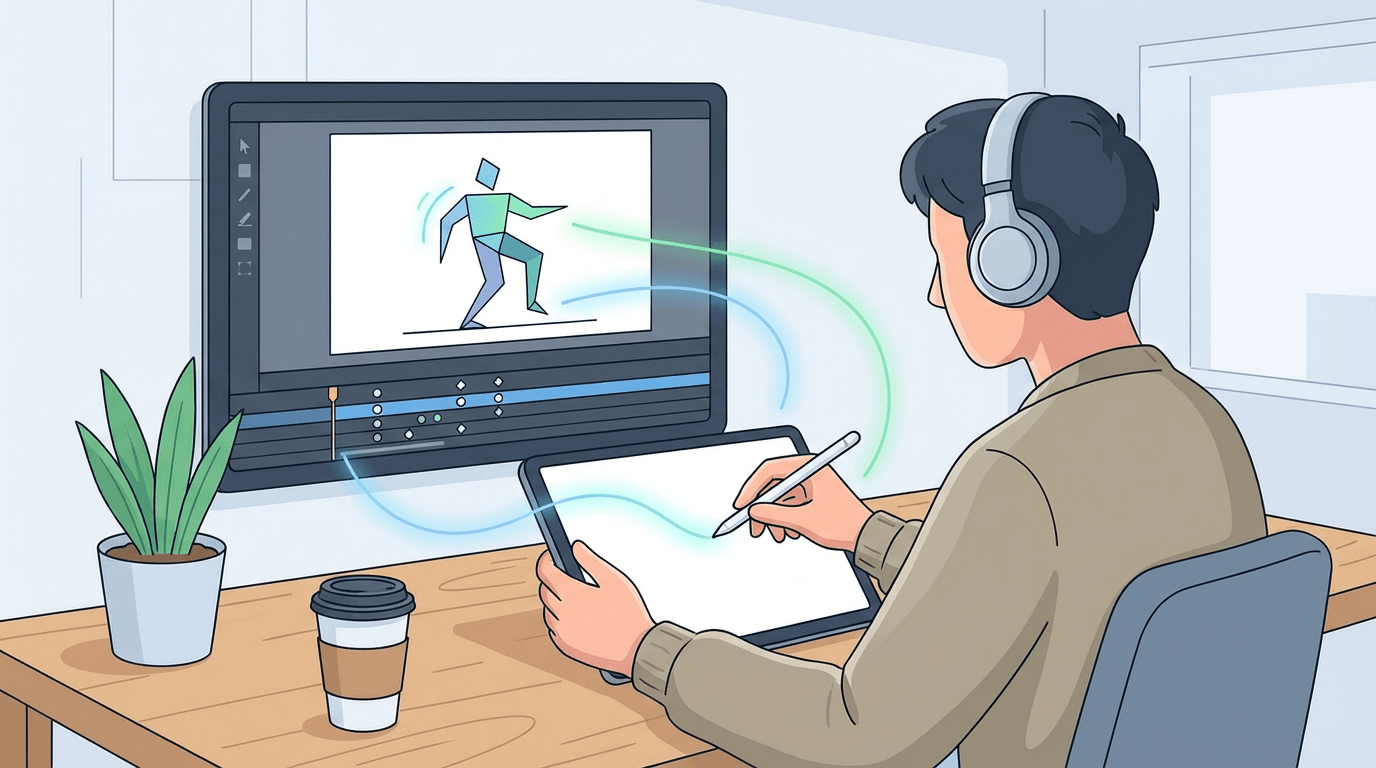 Процесс создания анимации нейросетью из статичного изображения