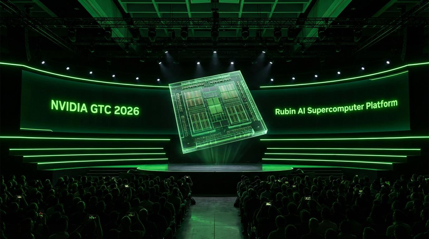 NVIDIA открыла GTC 2026: платформа Rubin с 10-кратным снижением стоимости инференса и 6 новых чипов