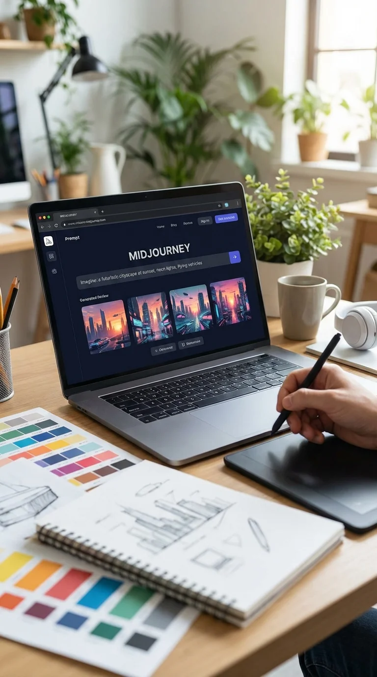 Midjourney запустил веб-приложение — Discord больше не нужен