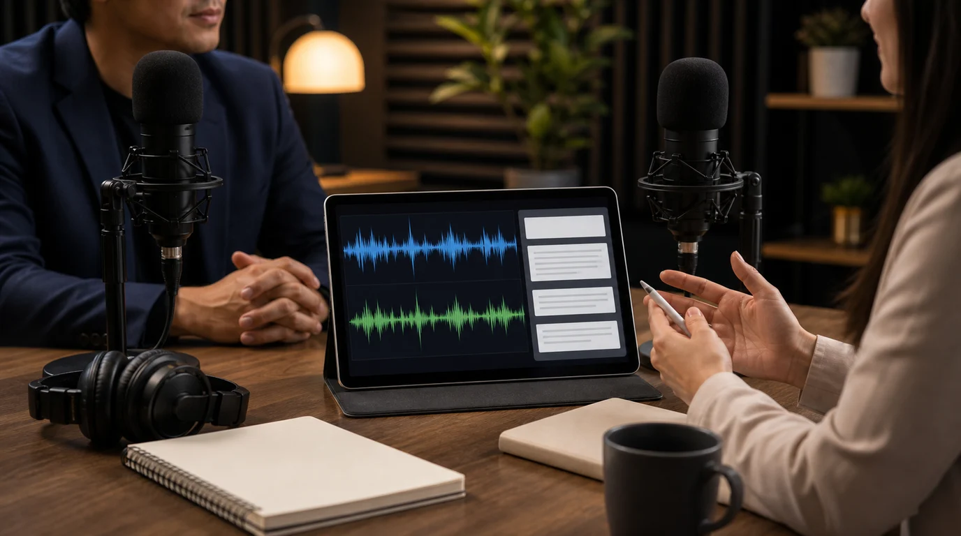 Запись интервью для расшифровки нейросетью