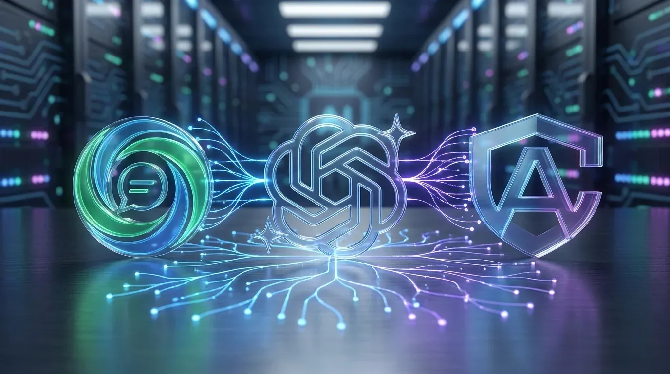 Сравнение логотипов ChatGPT Gemini Claude