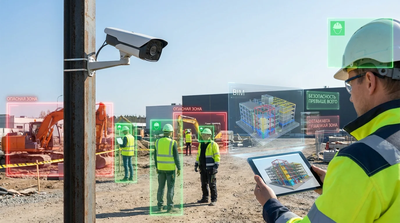 Видеоаналитика безопасности и BIM-модель