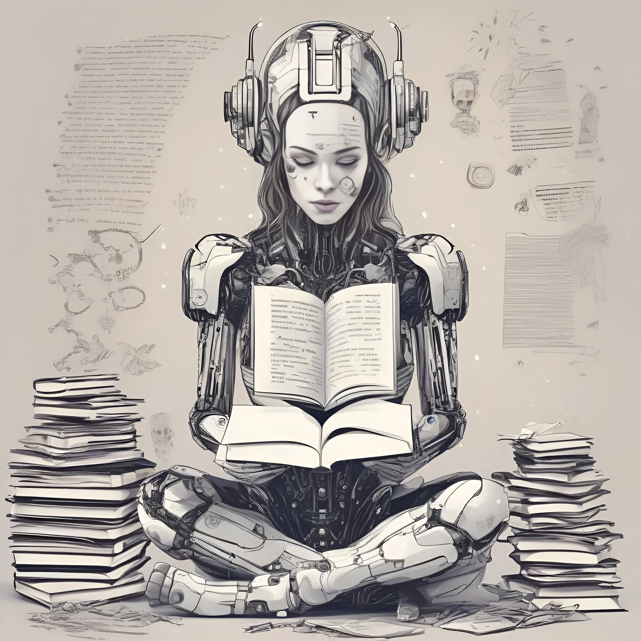 ИИ-нейросеть работает над сюжетом книги