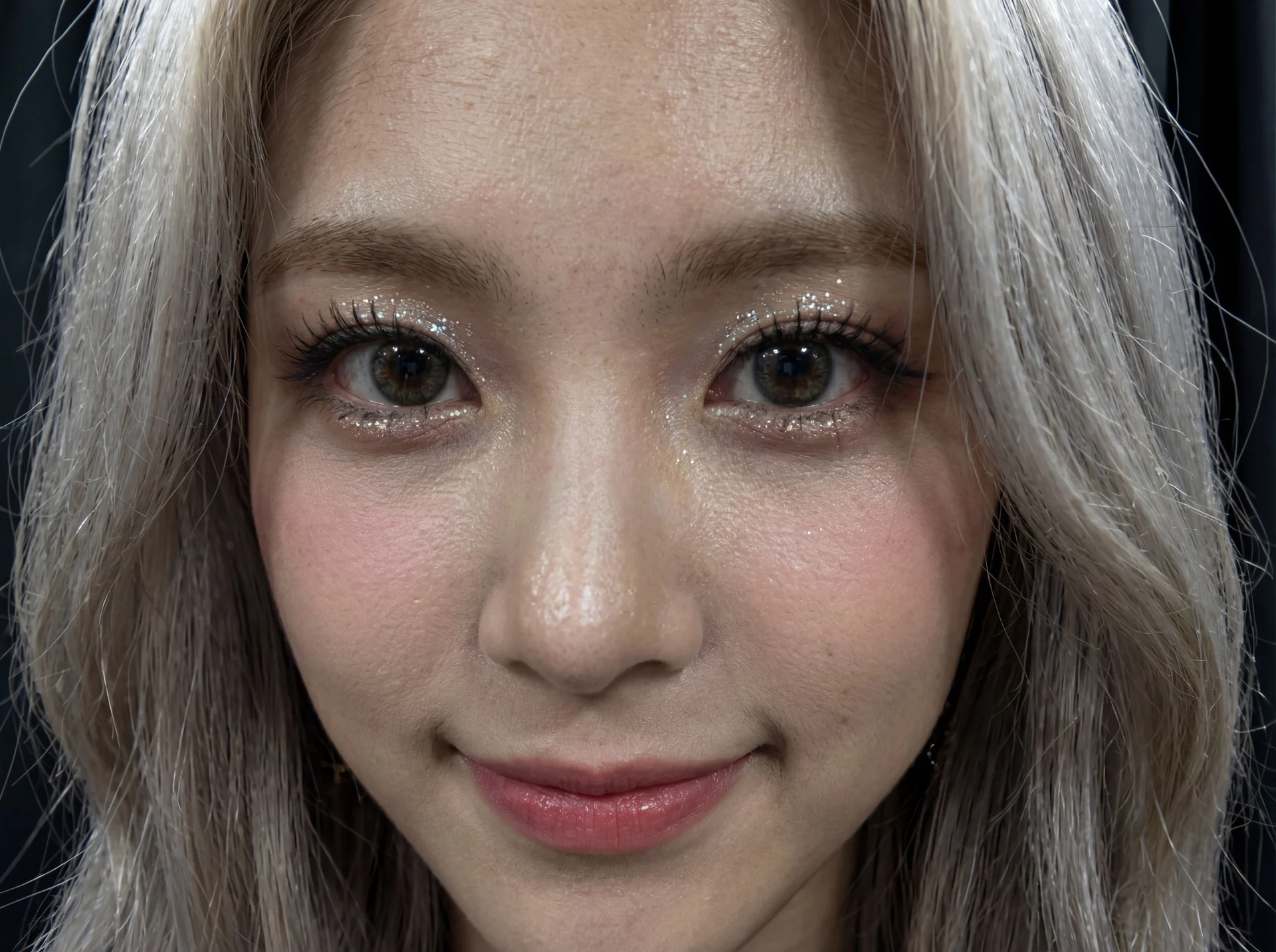 Skin enhancement preview (blur)